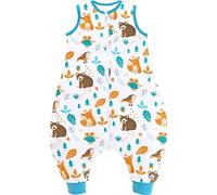Chilsuessy Baby Sleeping Bag with Feet (CPC Certification) 2.5 Tog Baby Sleeping Sack with Legs Pyjamas Infant Wearable Blankets, Forest Animals, 100cm/4-5 Years