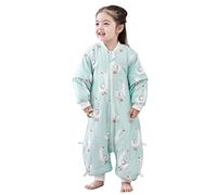 Chilsuessy Baby Sleeping Bag with Feet Winter Toddler Sleeping Sack with Removable Sleeves Anti Kick Infant Wearable Blanket for Boys Girls Warm Cotton, Sweet Goose/2.5 Tog, M/2-3 Years