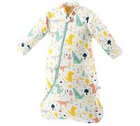 Chilsuessy Baby Sleeping Bag with Removable Sleeves 2.5 Tog Baby Sleeping Sack Winter Wearable Blanket Baby Swaddle Wrap for Infant Toddler Boys Girls, Colorful Animals/2.5 Tog, L/2-4 Years