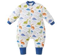 Chilsuessy Sleeping Bag with Feet,2.5 Tog Sleeping Bag Baby, Removable Sleeves,Toddler Sleeping Bag with Legs, Baby Sleeping Bag Winter,Toddler Sleep Sack, Dinosaurier/2.5 Tog, 70-1-2 Years