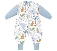 Chilsuessy Sleeping Bag with Feet,2.5 Tog Sleeping Bag Baby, Removable Sleeves,Toddler Sleeping Bag with Legs, Baby Sleeping Bag Winter,Toddler Sleep Sack, Elephant/2.5 Tog, 2-3 Years