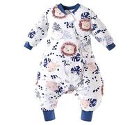 Chilsuessy Sleeping Bag with Feet,Sleeping Bag Baby, Removable Sleeves,Toddler Sleeping Bag with Legs, Baby Sleeping Bag Winter,Toddler Sleep Sack, Jungle Lion/2.5 Tog, 3-4 Years