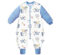 Chilsuessy Sleeping Bag with Feet,Sleeping Bag Baby Winter, Removable Sleeves,Toddler Sleeping Bag with Legs,Toddler Sleep Sack, Blue Unicorn/3.5 Tog, 2-3 Years