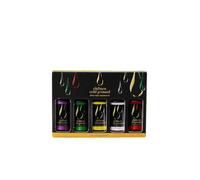 Chiltern Cold Pressed Gift Set - Sustainable, Farm-Grown Traditional Rapeseed Oil Infusions - Basil, Chilli, Garlic, Lemon & Stir-Fry - 5 x 100ml Bottles - Perfect for Cooking & Dipping