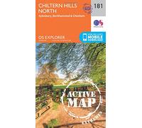 Chiltern Hills North Map | Weatherproof | Aylesbury, Berkhamsted & Chesham | Ordnance Survey | OS Explorer Active Map 181 | England | Walks | Hiking | Maps | Adventure