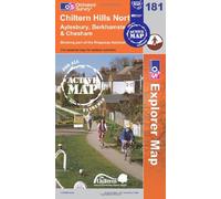 Chiltern Hills North: Sheet 181 (OS Explorer Map Active)