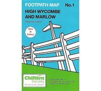 Chiltern Society Footpath Map No. 1 High Wycombe and Marlow: Thirteenth Edition - In Colour