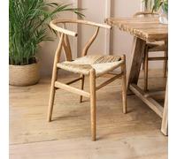 Chilthorne Wishbone Dining Chair Set of 2 Natural