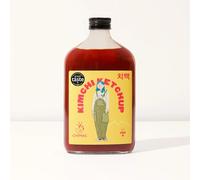 Chimac Kimchi Ketchup Sauce | Korean Style Fermented Spring Onion Ketchup | Sweet, Tangy & Umami Condiment | Perfect for Fries, Burgers & Street Food | Contains Fish Sauce | 6 x 350ml | 6 Pack