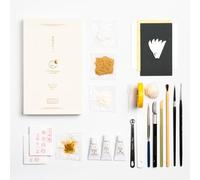 Chimahaga Kintsugi Repair Kit for Beginners -Basic- Genuine Gold Japanese Traditional Kintsugi Set urushi DIY