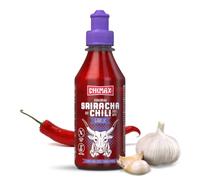 Chimax Sriracha Chili Sauce with Garlic - Thai-Style Spicy Sauce | Bold Garlic Flavor & Smooth Texture | Premium Hot Condiment | 250ml Bottle