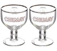 Chimay Belgian Ale Goblet/Chalice Beer Glasses 0.33L - Set of 2