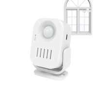 Chime - Wireless Smart Visitor , Multi-Mode Alarm with Repeating Recording, Adjustable Volume, Silent and Sound Notifications, ABS Construction, Installatio