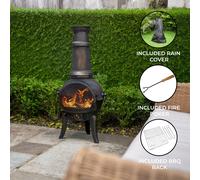 Monstershop Cast Iron Chiminea
