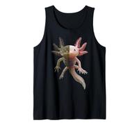 Chimera Axolotl - Split Morph Science Lovers Boys Girls Kids Tank Top