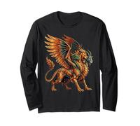 Chimera Mythical Fantasy Artwork Long Sleeve T-Shirt