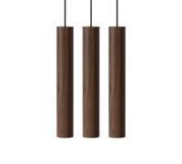 Chimes 3 Cluster Pendant Dark Oak