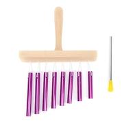 Chimes 8 Tone Hand Bells With Knocker Windchime Chimes Bells Hand Held Percussion Bells For Children Toy