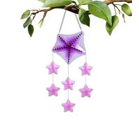 CHIMES OUTTURA VEGNI | Colorful Outdoor Bell Ornaments, Decorative Wagons, Star Turtle Garden Decor Ornaments, Outdoor Decorations For The F