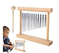 Chimes Percussion, Table Top Wind Chime, Collaborative Entertainment Tool, Lightweight Windchimes Instrument for Temple, Classroom, School Events, Yoga Practice, and Group Activities