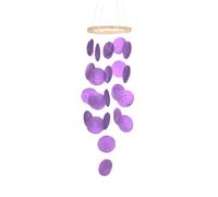 CHIMES VINCIO DI MASSHELL - BEACH BEACH ORNNEGGIO | Natural Shells, Relaxing Tones, Craft Design | Ideal for Porch, Garden, Coastal Home, Summer Furniture, Gift for Wife, ra