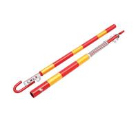 CHIMHOON 5000kg 5 Ton Steel Towing Bar Pole, Recovery Tow Pole For Car Van Truck Towpole, Breakdown Assistance, Safety Steel Tow Bar with Damper Spring, For Trailer Coupling