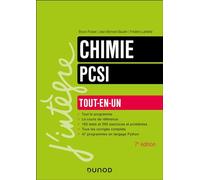 Chimie tout-en-un PCSI - 7e éd.
