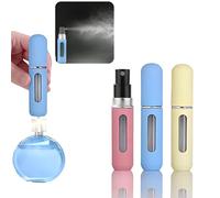 Chimley Perfume Travel Bottle, Refillable & Leak-Proof Atomiser | 5ml Pocket Spray for Gym, Commute & Travel. Leak-Proof, Fine Mist, Aluminium.Set of 3. Bottom-Fill Perfume Refill Bottle.