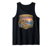 Chimney Bluffs State Park New York Lake Ontario Souvenir Tank Top