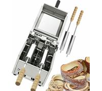 Chimney Cake Machine Electric Oven, Toaster Grill with 2 Stainless Steel Rods