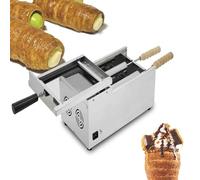 Chimney Cake Machine Oven Electric Chimney Bread Roll Maker, Commercial Ice Cream Cone Maker,Cake Pop Roller Machine for Bakery Family Kitchen