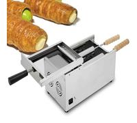 Chimney Cake Oven Machine with 2 Rollers, Commercial Hungarian Bread Baker for Home and Business, Efficient Baking Machine for Traditional Pastry