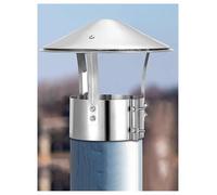 Chimney Cap, Bird Guard, Anti Downdraught Vent Cover for Wood Burner and Stove Pipe, Durable Chimney Cover for Enhanced Ventilation