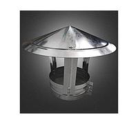 Chimney cap,chimney cowl, Cowl Cap,Flue Roof Round for Windproof Rain Exhaust, Caps, Stove Pipe Heating Fireplace Earth(D15cm/5.91in)