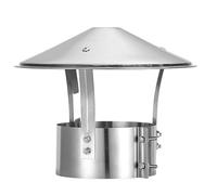 Chimney Cap for Wood Burner,3" 4" 5" 6" 8" Bird Guard for Chimney Cover,Stove Pipe Chimney Caps Stainless Steel Chimney Terminal Log Burner Chimney Cowl Anti Downdraught Vent Cover(210mm/8.27inch)