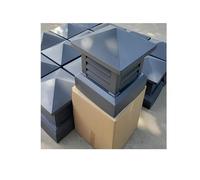 Chimney Cap, Galvanized Steel Fireplace Chimney Rain Shield, Outdoor Vent Protector Cover, Universal Flue Draft Stopper