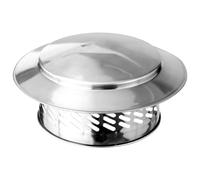 Chimney Cap - Stainless Steel Vent Cover | Wind Protection for Roof Ducts, Stoves, Water Heaters or Plants | Ideal for Buildings and Masonry Houses
