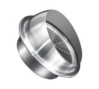 Chimney Cap, Stainless Steel Wall Exhaust Vent Cover - 150~200mm Outdoor Vent Cap for Wall Mounted Exhaust Pipes(160mm)