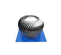 Chimney Cap Unpowered Wind Cap 304 Stainless Steel Wind Ball Roof Ventilator Factory Flue Outlet Fan Farm Ventilator Rainproof and Waterproof Anti-Backflow(60 * 48 * 50cm/23.6 * 18.9 * 19.7in)