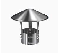 Chimney Cap Vent Cover, Stainless Steel 304 Adjustable Rain Guard(190mm(7.5"))(100mm(3.9"))