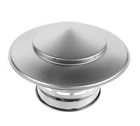 Chimney Cap with Mesh Screen Stainless Steel for Roof Vent | Cone Shaped Top Mount Cover, Rain Guard for Wood Burning Stoves and Outdoor Flue Outlets