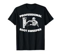 Chimney Cleaning - Soot Flue Maintenance Chimney Sweep T-Shirt