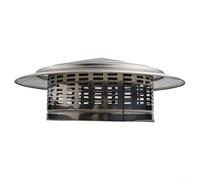 Chimney Cowl Bird Guard, Stainless Steel Cone Top Cone Top Chimney Cap, Vent Top Exhaust Tube End Rain Snow Hat Mesh Protector, Flue Pipe Cover Cap(250mm)