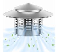 Chimney Cowl Bird Guard, Stainless Steel Fireplace Cap, Rain Cover, Anti Down Draught, Roof Vent