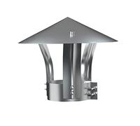 Chimney Cowl Cap, Stainless Steel Cowl Bird Guard Chimney Pot Cap High Top High Top Top All Purpose Chimney Cowl,10cm(3.94in)