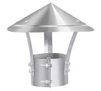 Chimney Cowl chimney cap Cone Top Chimney Cap in Galvanized Steel,Galvanized Rain Cap,Cone Top Chimney Cap,Fireplace Chimney Caps,Chimney Flue Cover,Flue Protector,Exhaus