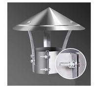 Chimney Cowl chimney cap Galvanized Rain Cap，Cone Top Chimney Cap,Pipe Rain Cover Protector Cap Galvanized Roof Cowl,Metal Chimney Cowl - Rain Snow Hat - Fireplace Chimne