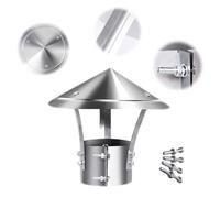 Chimney Cowl, Stainless Steel Chimney Cap 80-300mm(4.3in/110mm)