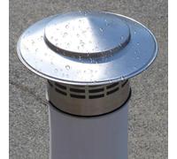 Chimney Cowl, Stainless Steel Conical Mesh Chimney Cap for Ventilation Exhaust Fireplace Multiple Sizes(20cm (7 7/8"))