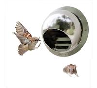 Chimney Cowl Windproof Windshield 80mm 100mm 110mm 125mm 150mm 160mm 170mm 304 Stainless Steel Ventilation Cover Exhaust Vent Cap for Roofs and Villas Bathroom Easy Installation(60mm/2.4in)